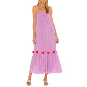 Sundress Clea Maxi Dress, Fuchsia, XS/S